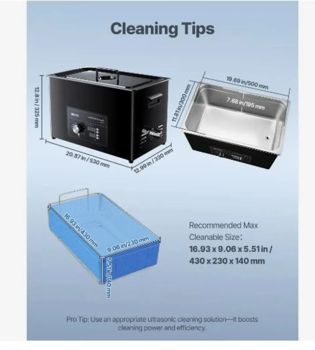 30L Ultrasonic Cleaner, Professional Ultrasonic - Image 4