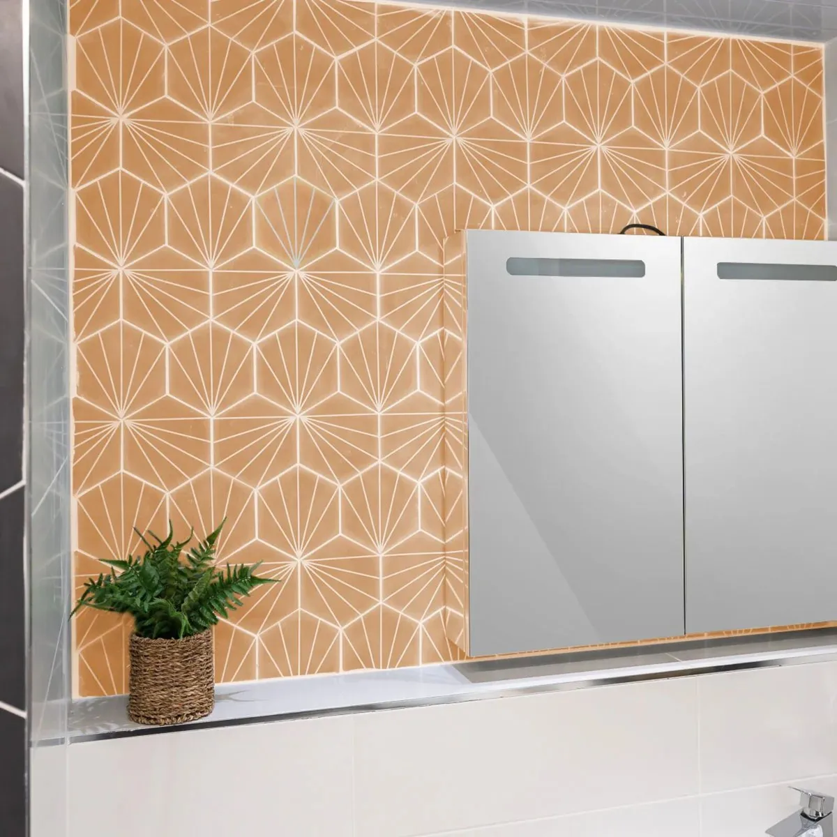 Tileshack - Palm-Mustard Decor Feature Tile Offer
