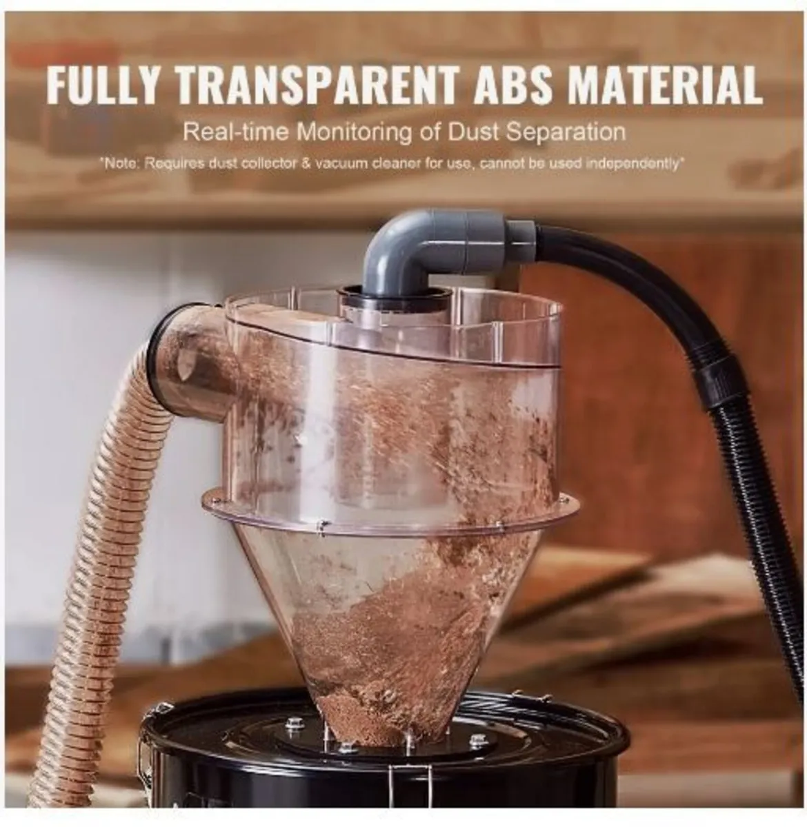 Cyclone Dust Separator with Metal Tank - Image 2