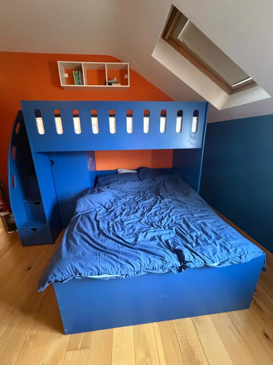 Double and Single Bunk Bed - Image 1