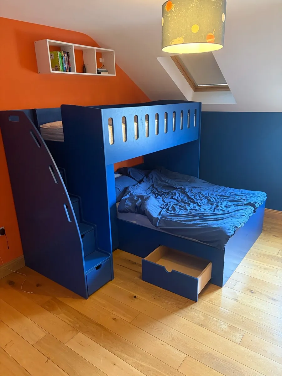 Double and Single Bunk Bed - Image 2