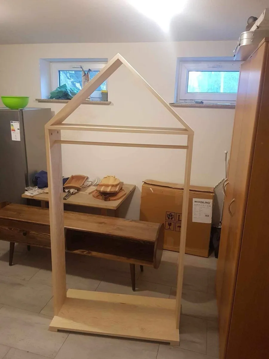 Shelving unit clothing rack - Image 3