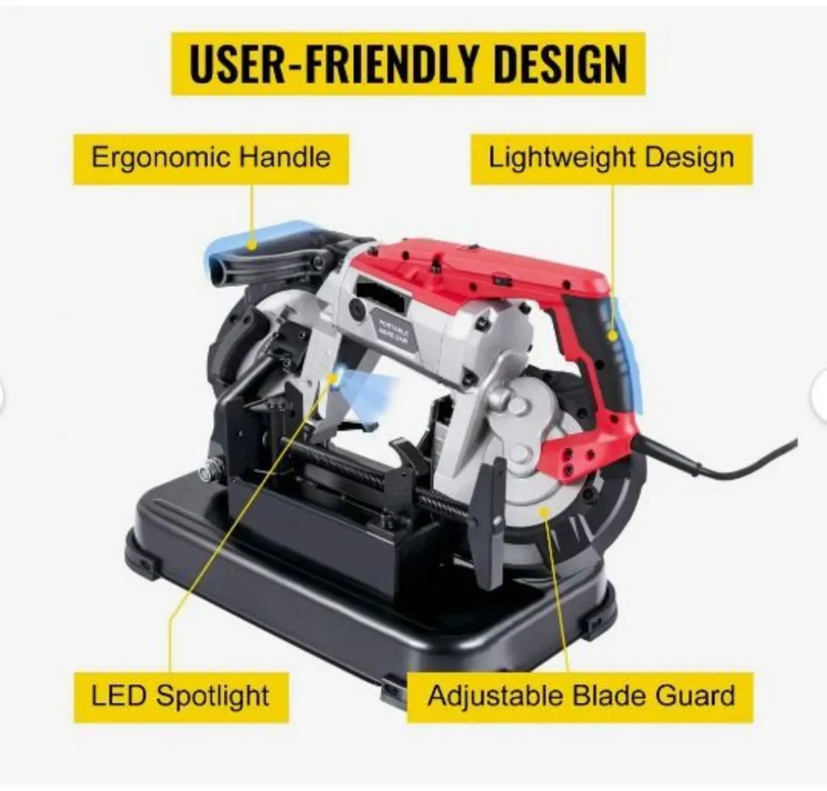 Portable Band Saw, 127 mm x 127 mm Cutting - Image 2