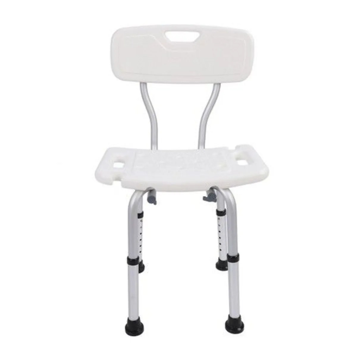 Height Adjustable Bath Chair With Backrest - Image 2