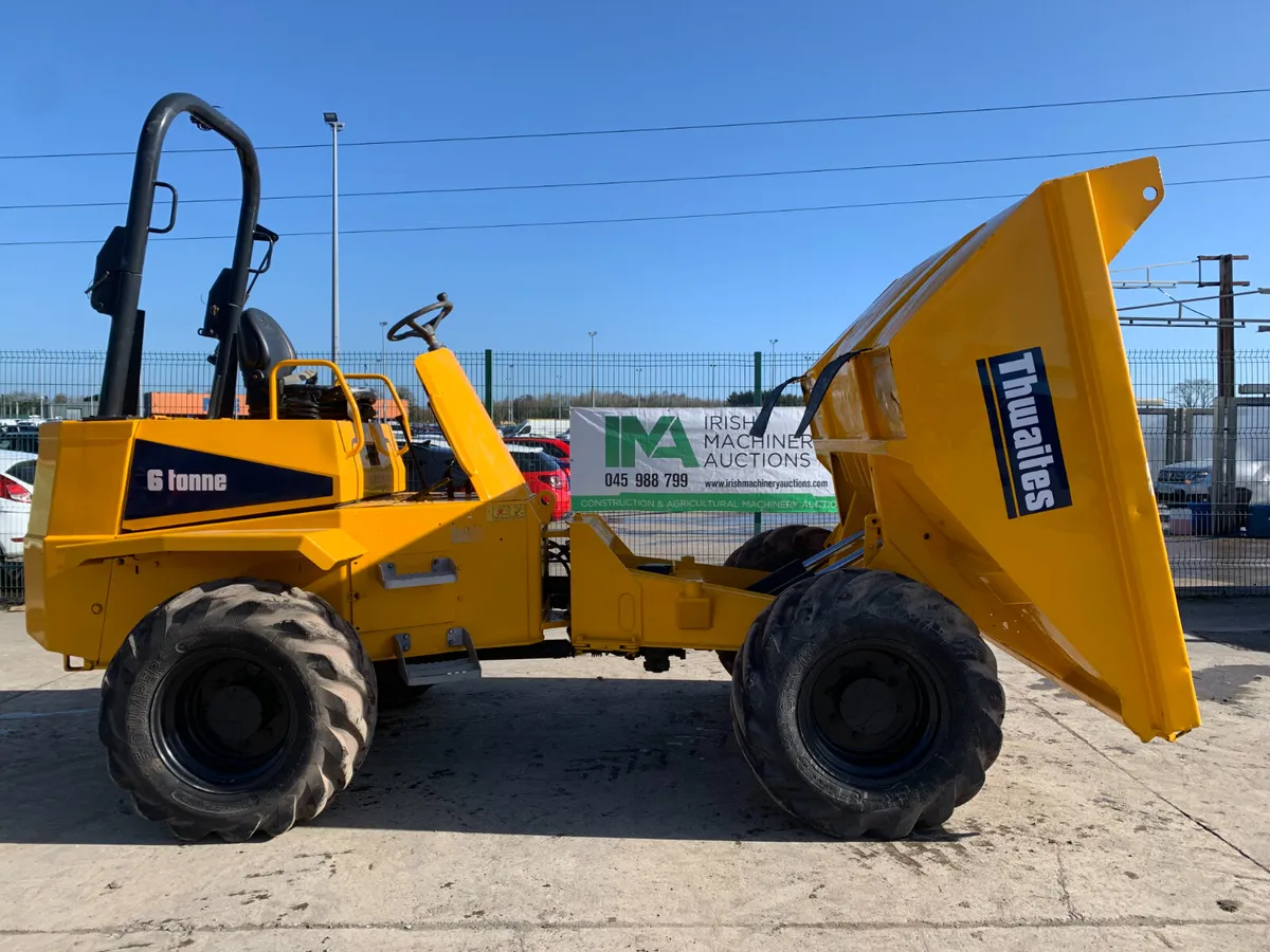 BID ONLINE NOW - THWAITES 6T DUMPER FOR AUCTION - Image 3