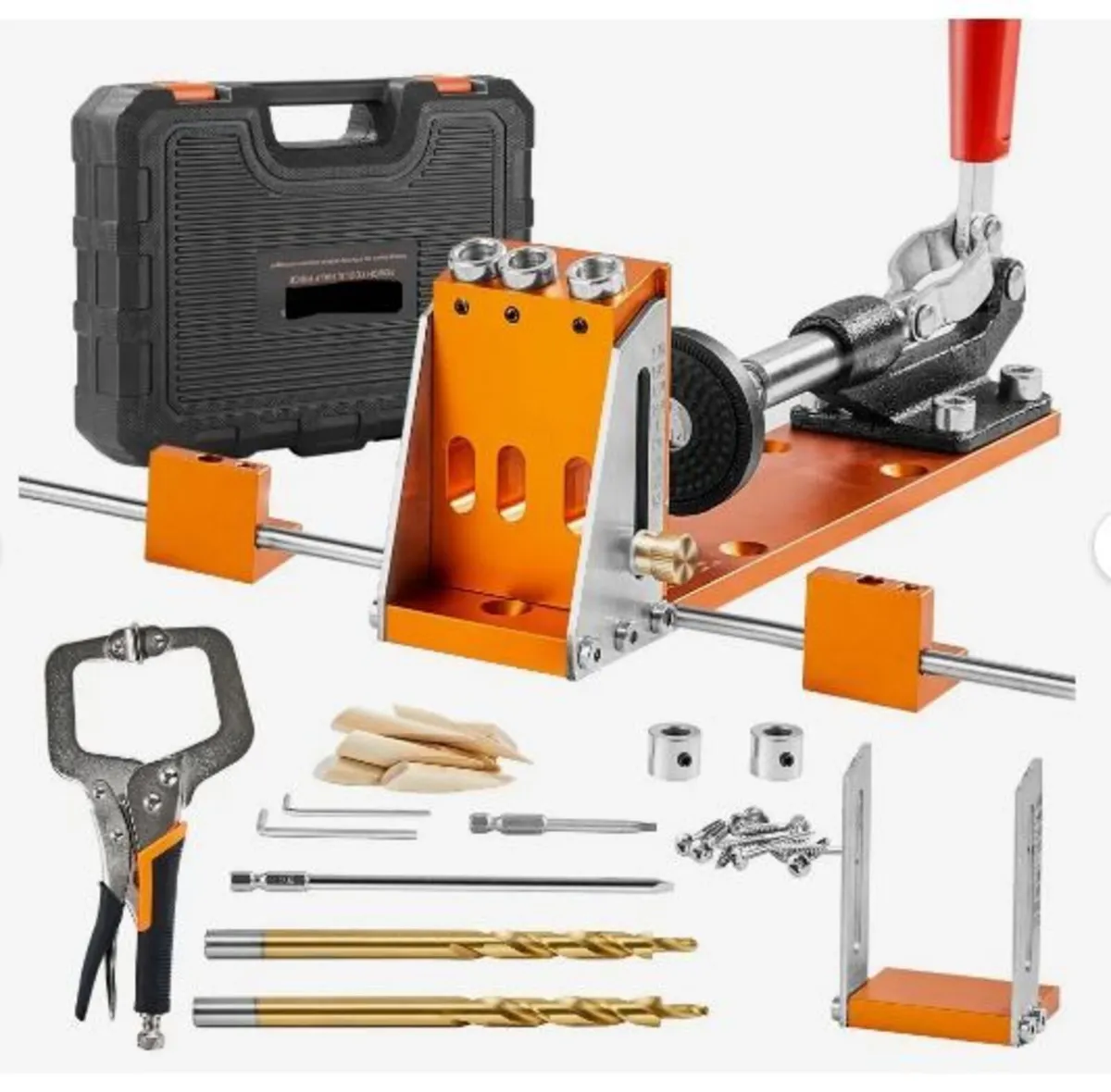 Pocket Hole Jig Kit, 34 Pcs Pocket Hole - Image 1