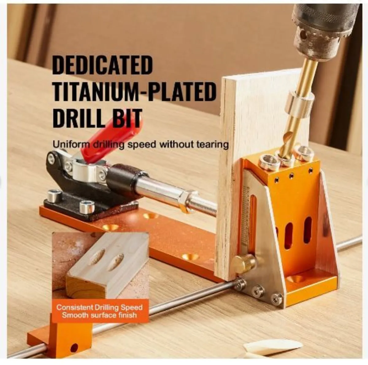 Pocket Hole Jig Kit, 34 Pcs Pocket Hole - Image 3