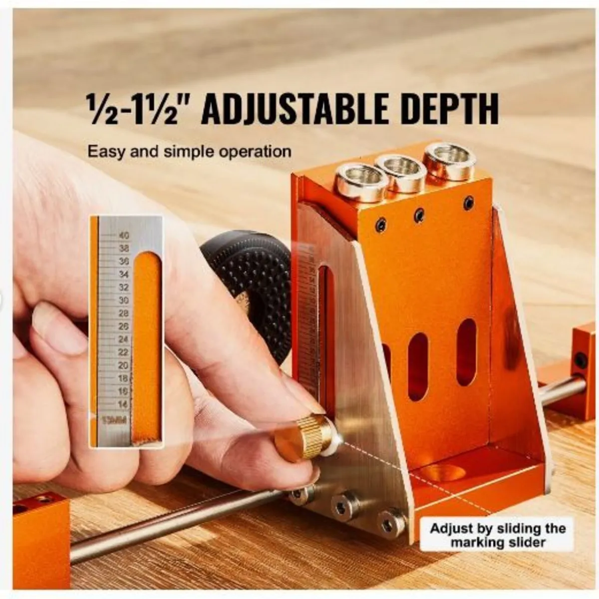 Pocket Hole Jig Kit, 34 Pcs Pocket Hole - Image 4