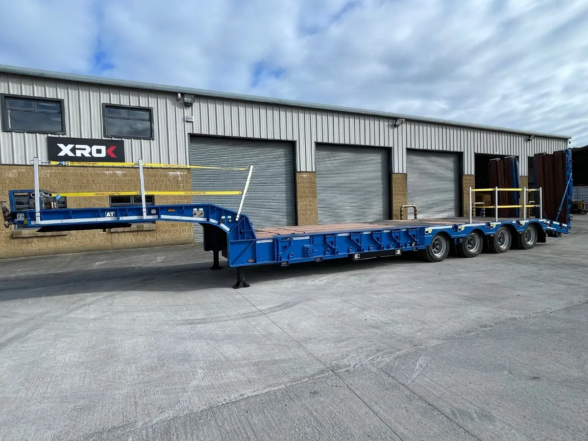 2018 Andover 4 axle extendable Low loader - Image 1