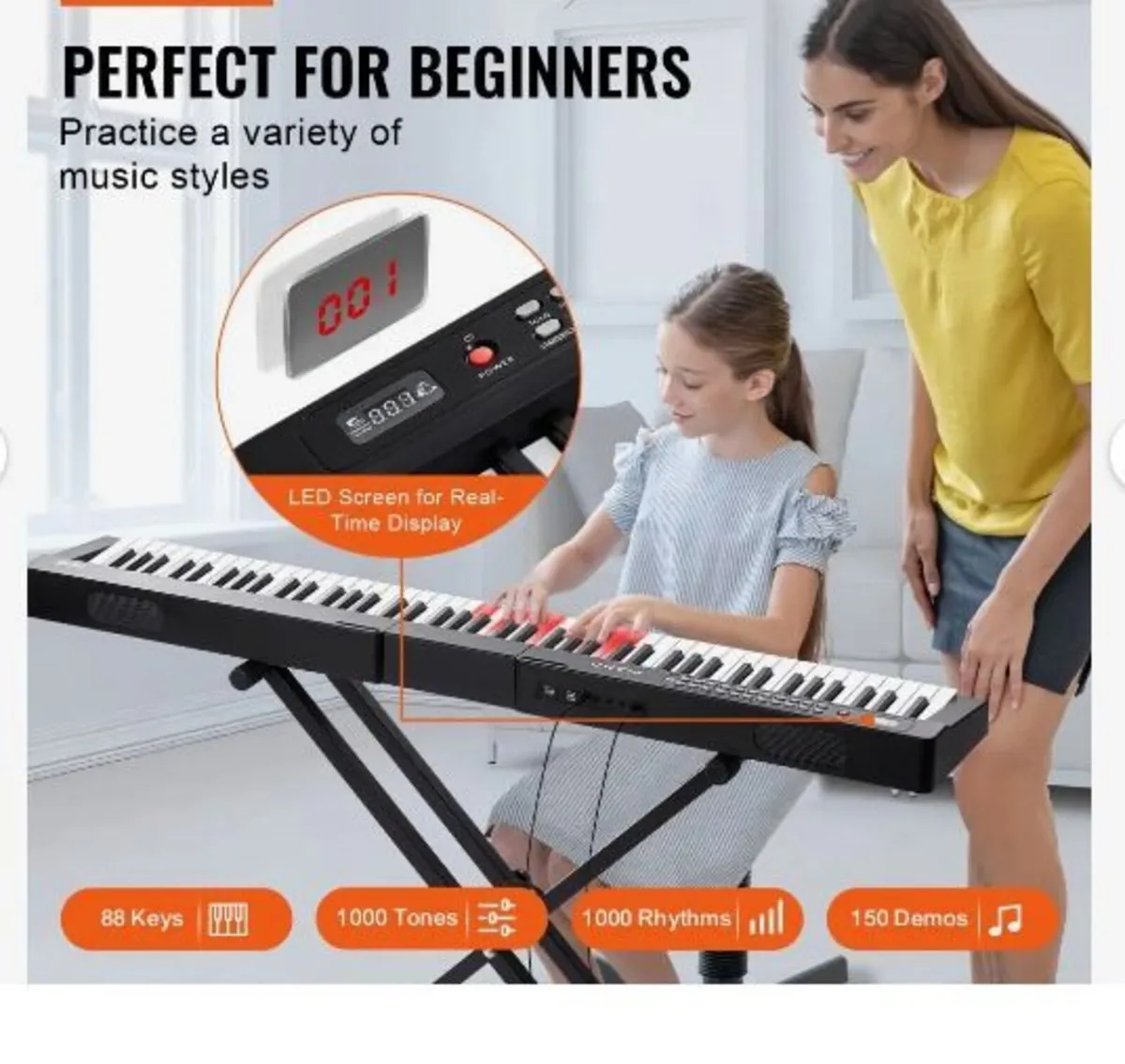 88 Key Digital Piano Keyboard - Image 2