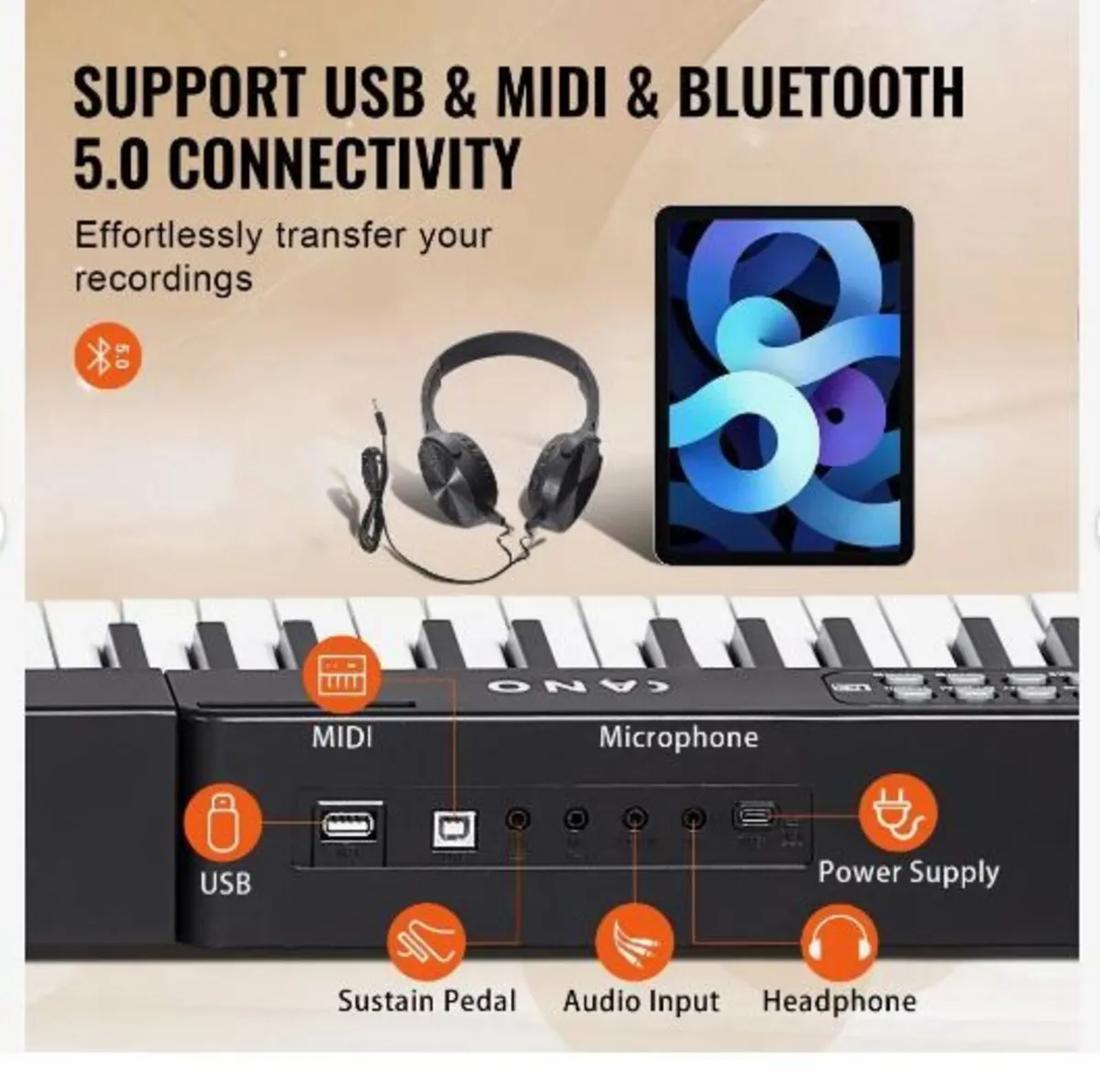 88 Key Digital Piano Keyboard - Image 4