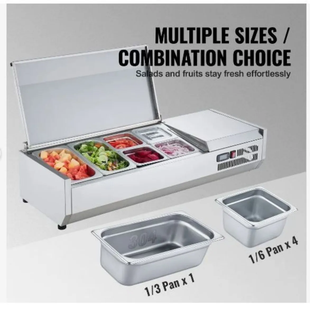 Refrigerated Condiment Prep Station - Image 3