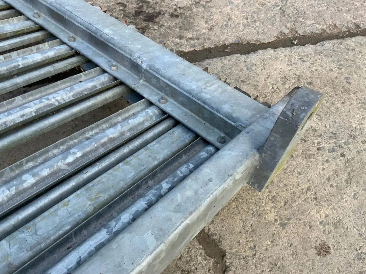 20ft. PALISADE FENCING  ENTRANCE GATES.....0612. - Image 4