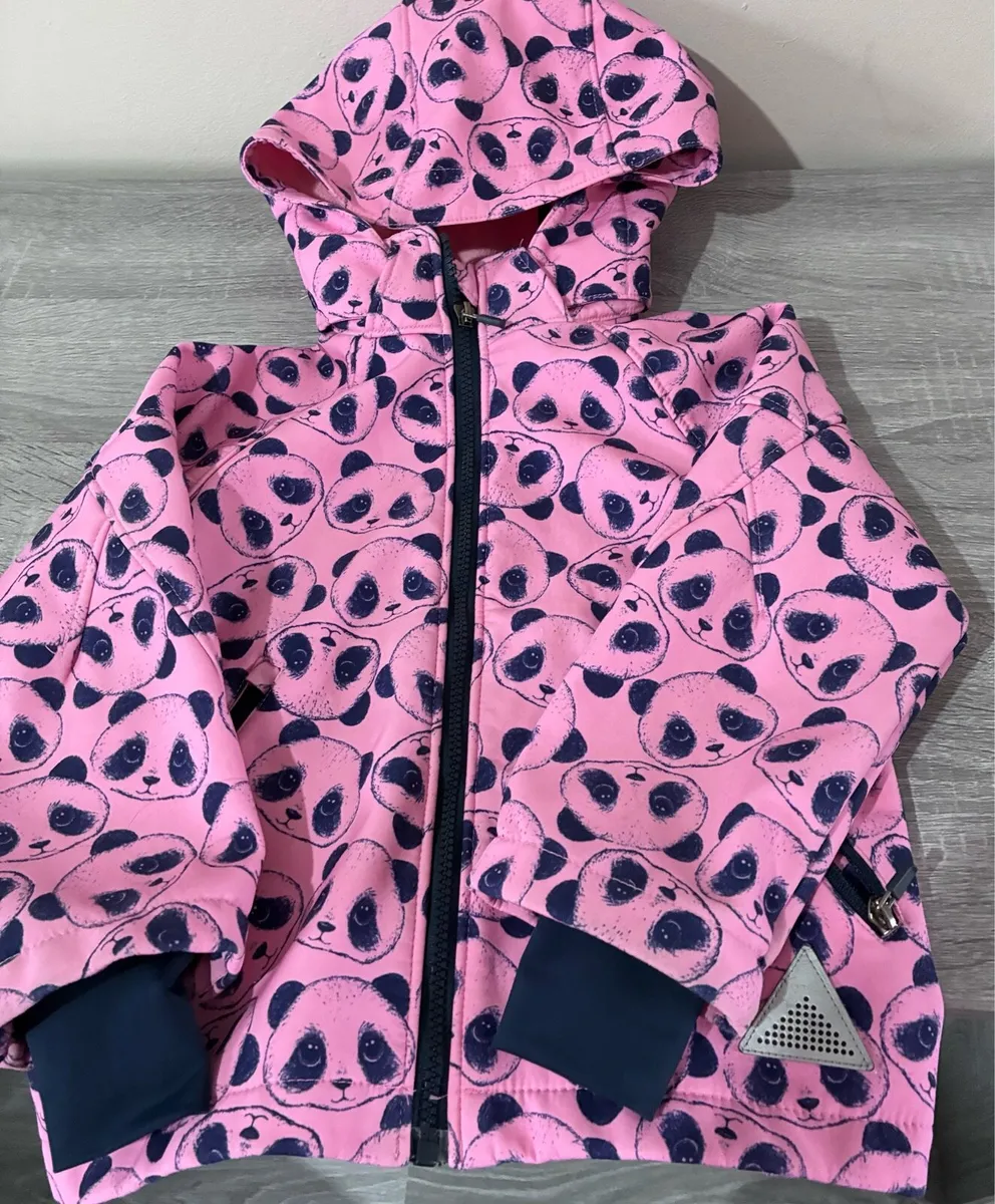 Panda pattern girl jacket 3-4 years