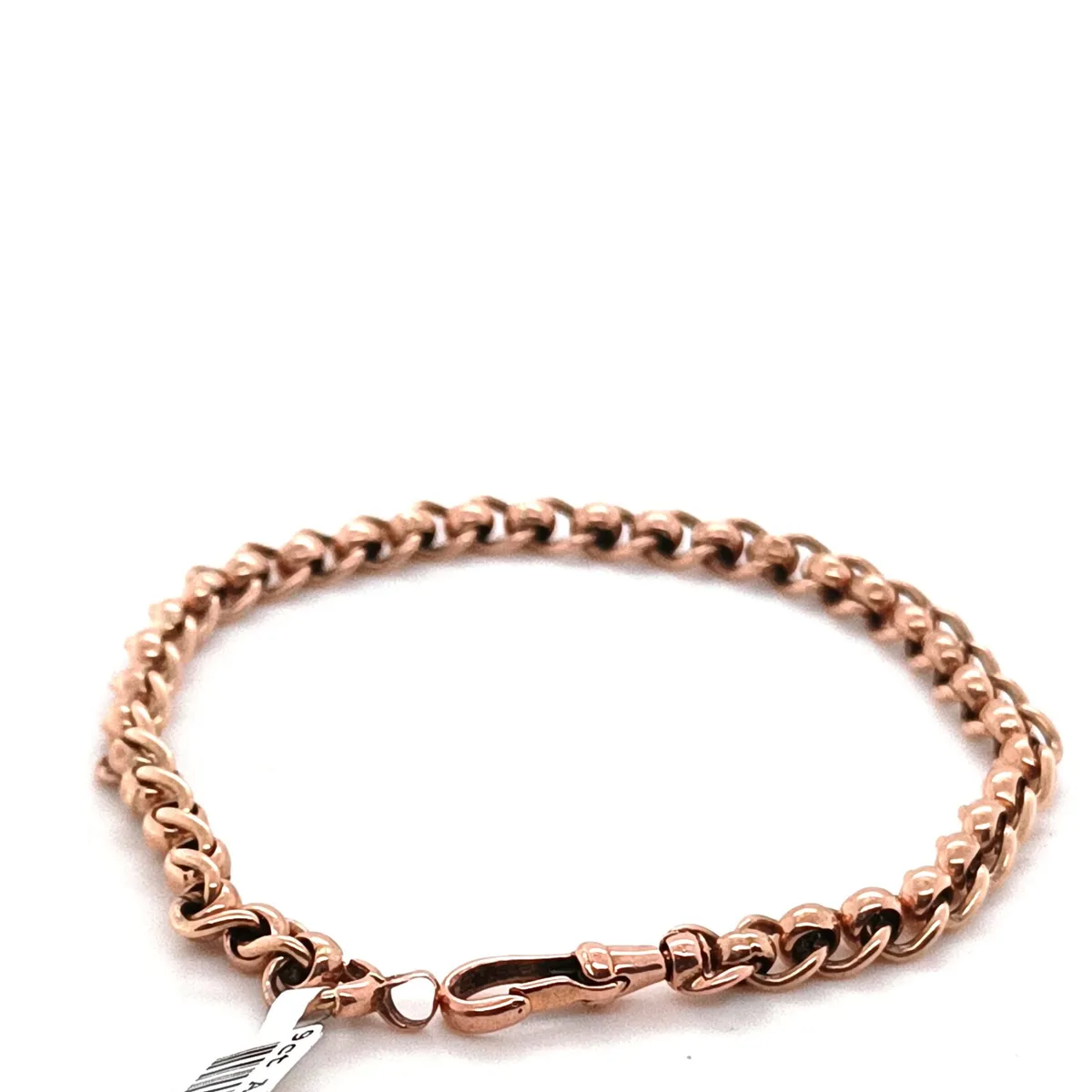 Antique Rollerball 9k Rose Gold Bracelet - Image 1