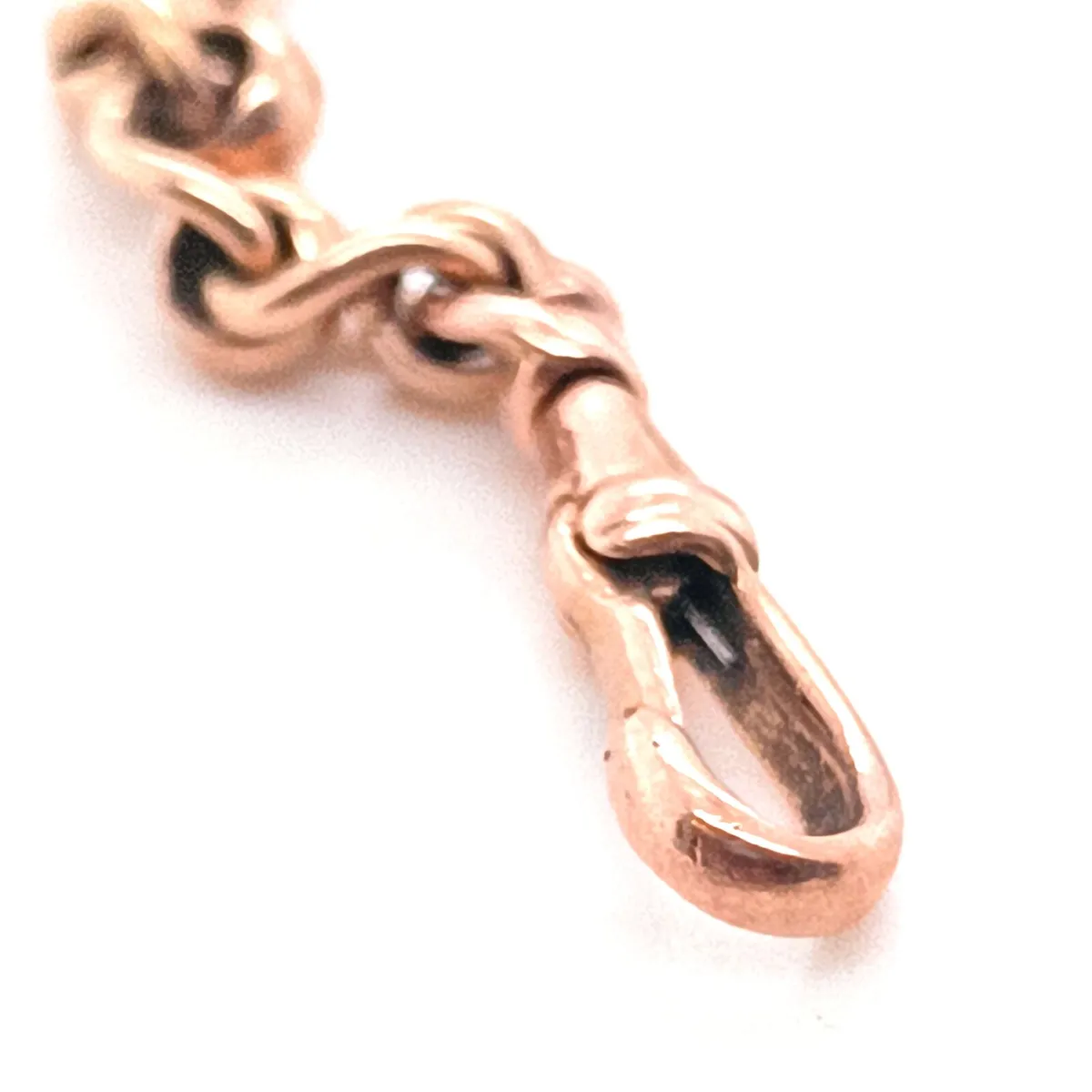 Antique Rollerball 9k Rose Gold Bracelet - Image 3
