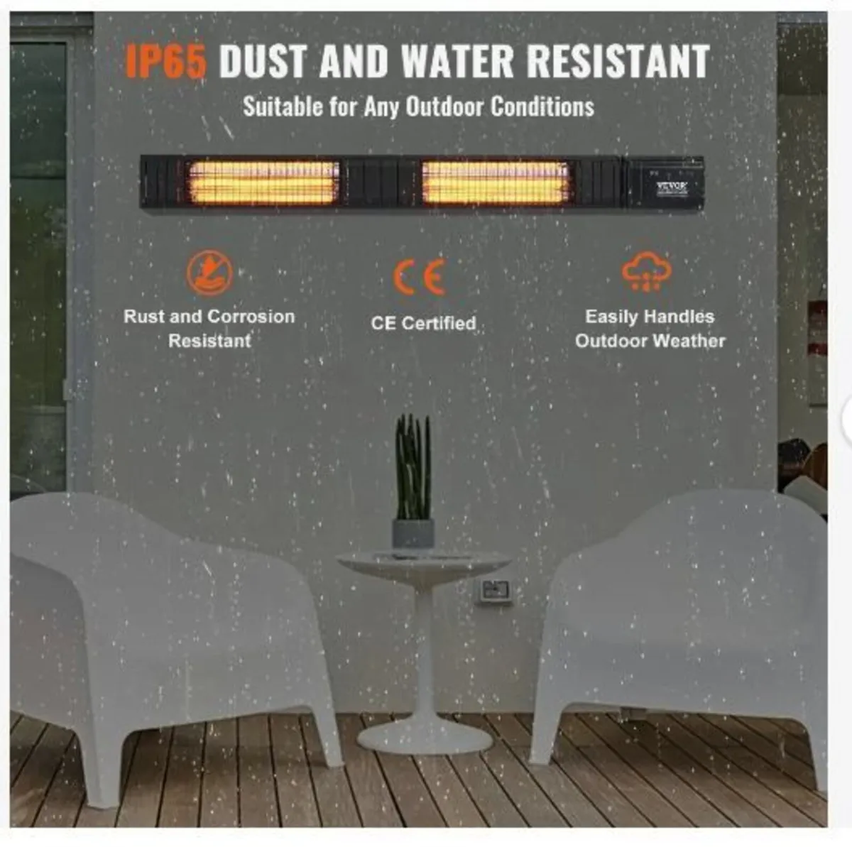 Infrared Heater, 3000W Remote Control - Image 2