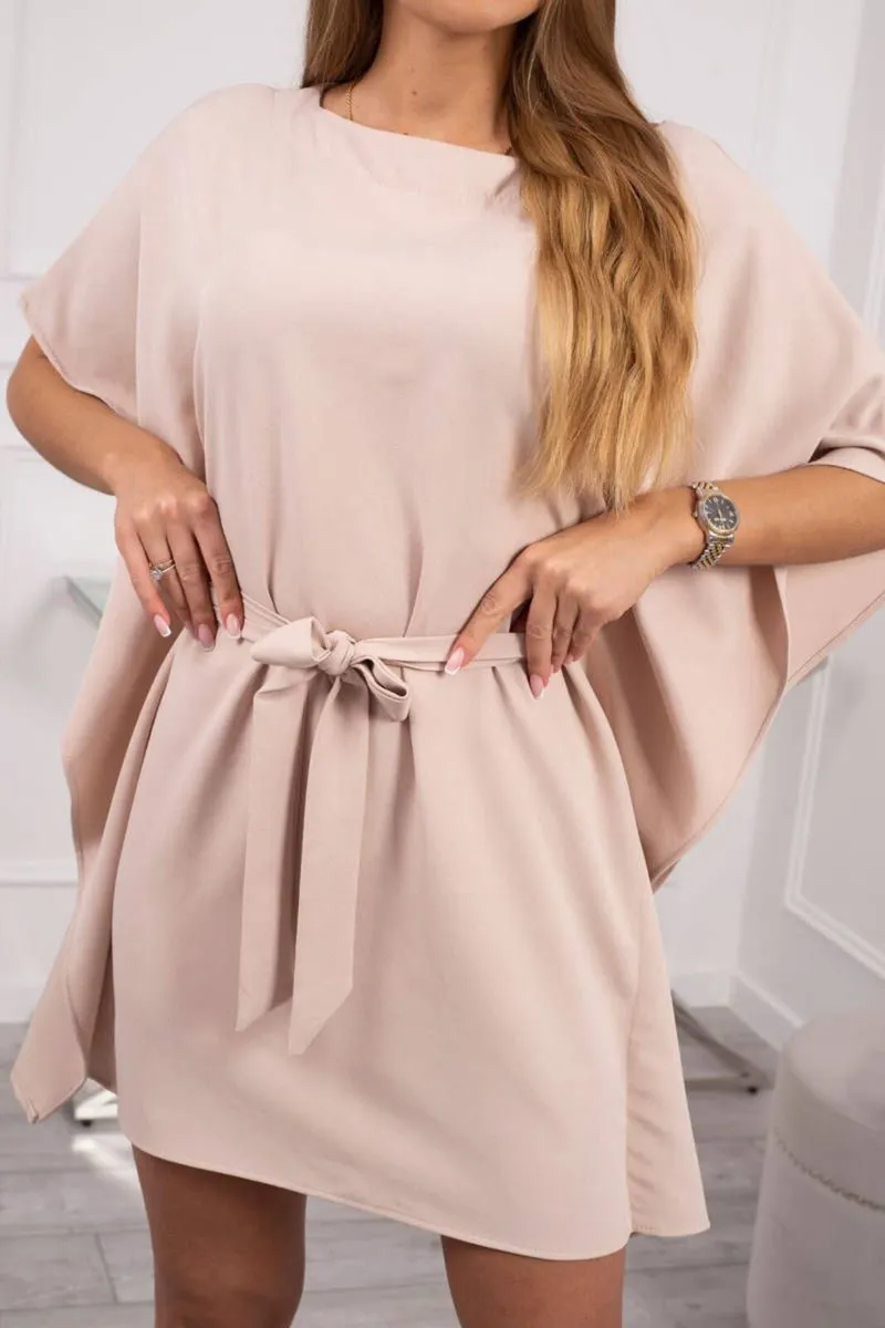 Dress batwings Oversize beige Xs-XL - Image 2