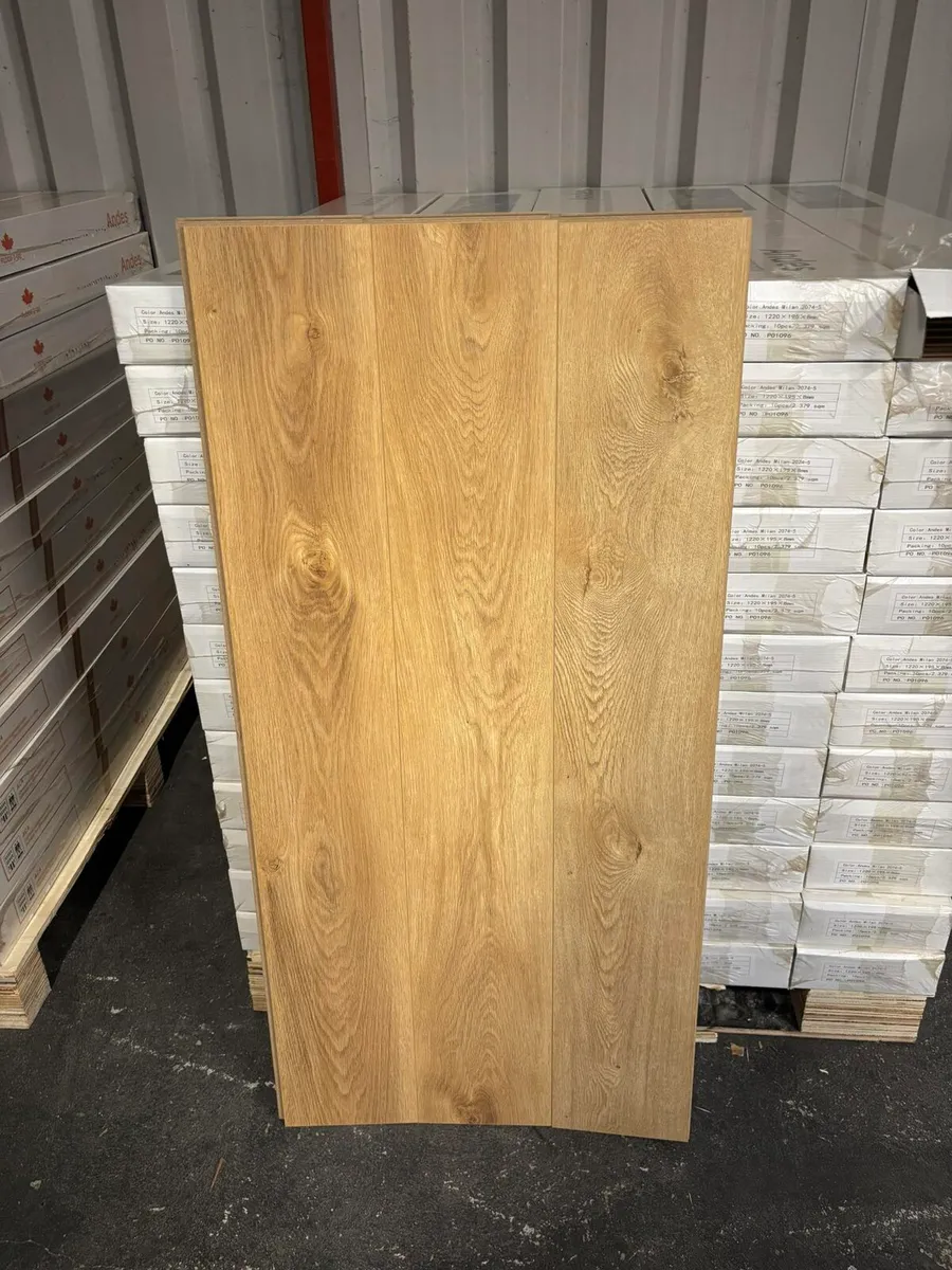 New High Gloss 12MM Laminated Flooring - Image 2
