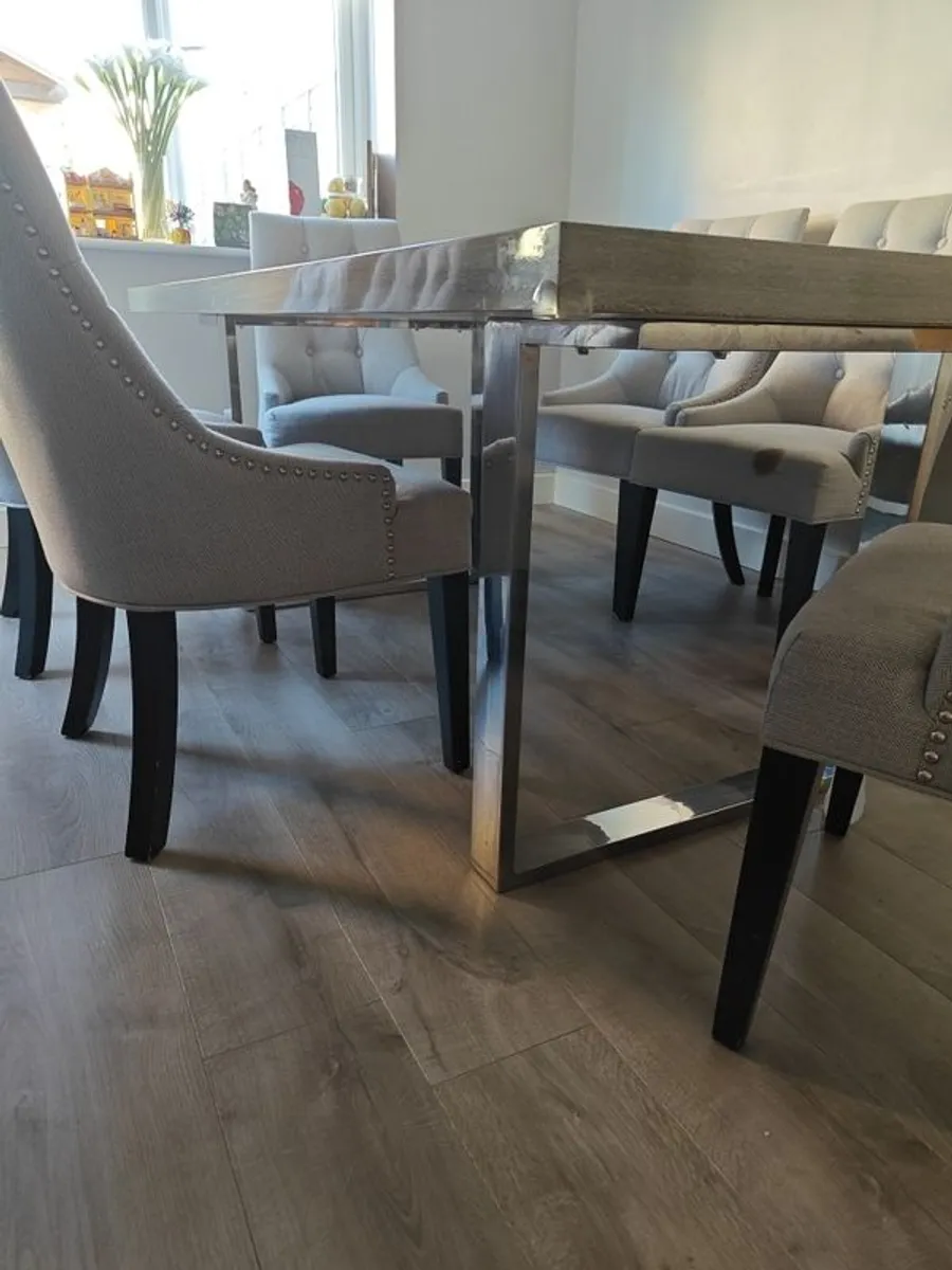 Dining Table and 6 Chairs - Image 4