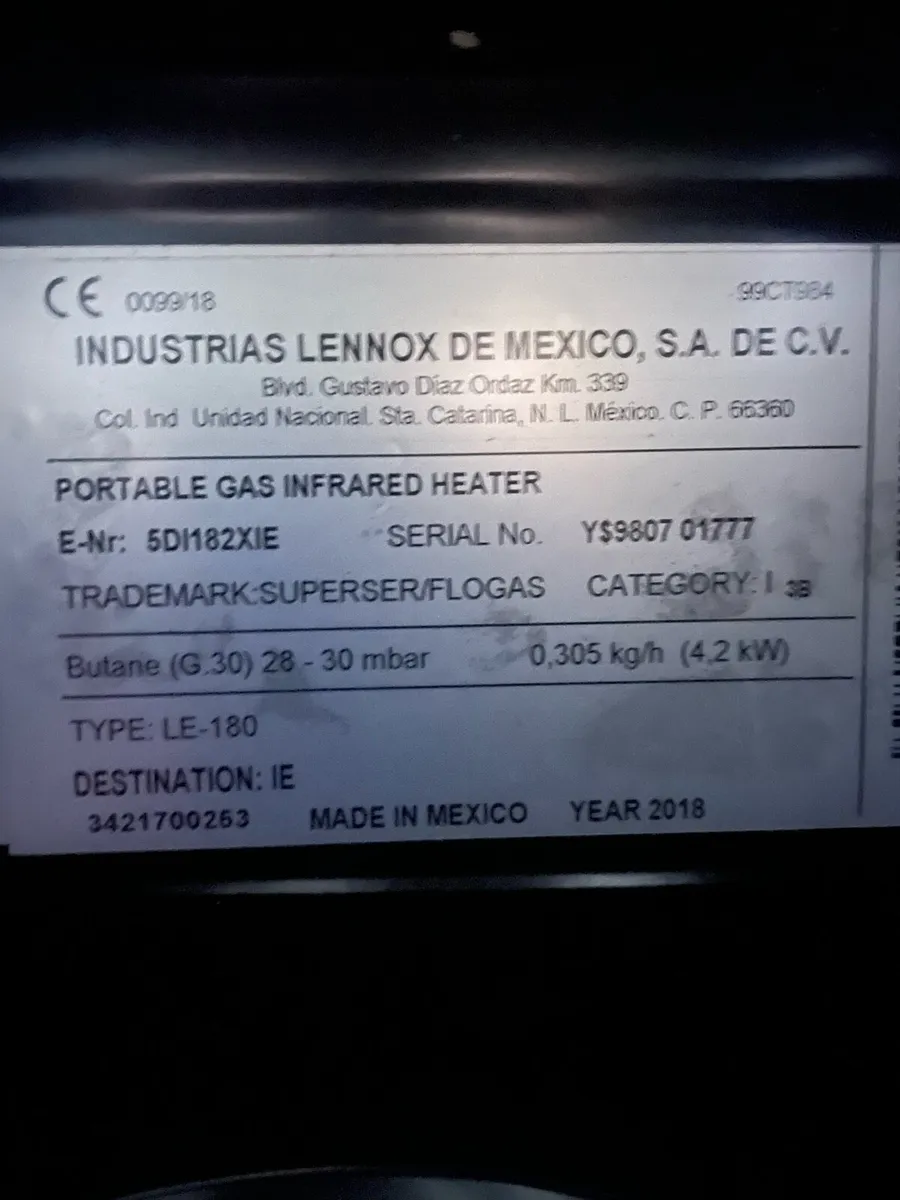 Superser Gas heater - Image 3