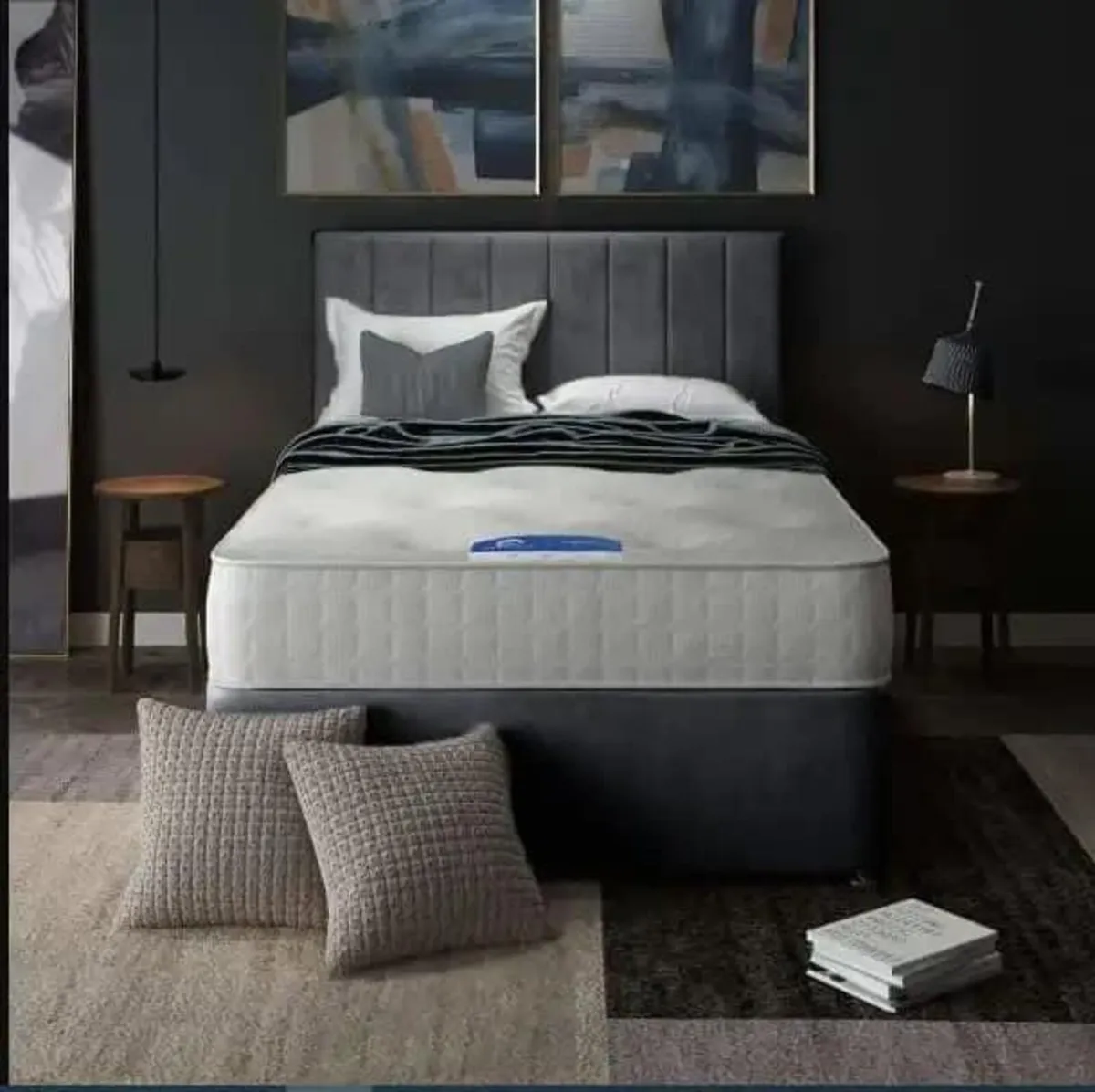 NEW 4FT SMALL DOUBLE DIVAN BEDS - Image 2