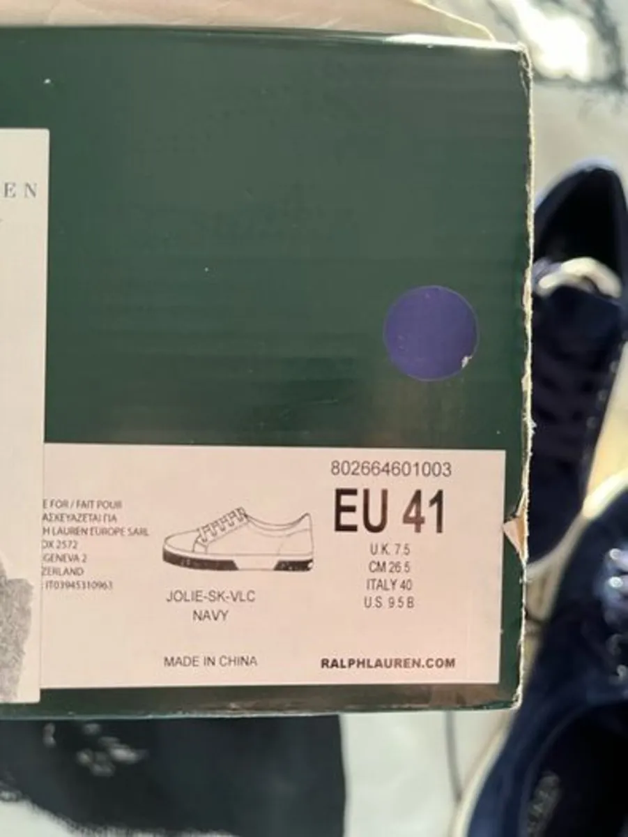 Polo Ralph Lauren women shoes size 7.5uk 41eu New - Image 2