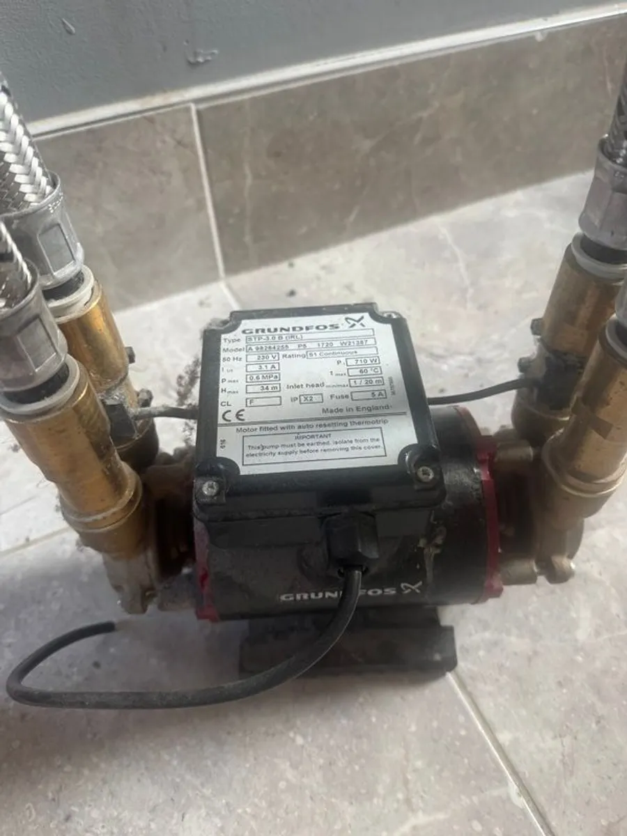 Grundfos STP- 3.0 Shower water pump - Image 1
