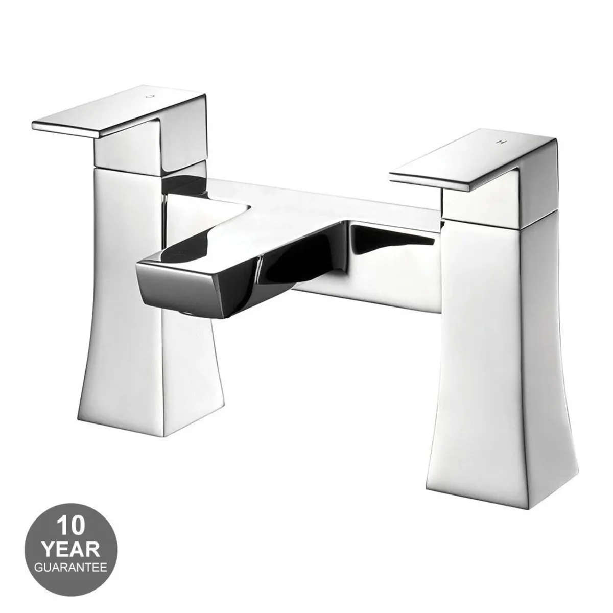 Bathshack - Basin & Bath Tap Package - Chrome - Image 1