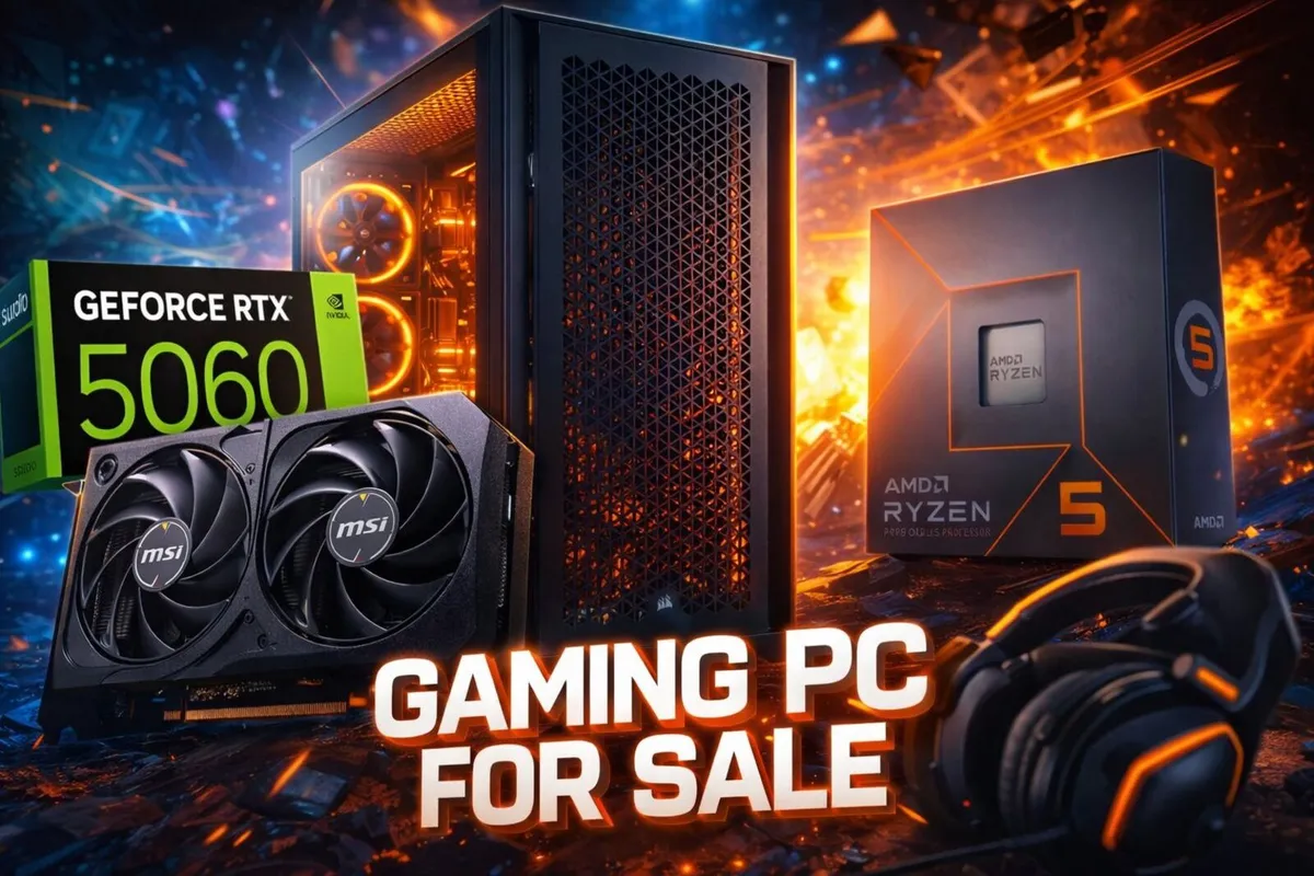 Gaming Editing PC with RTX 5060 (New)