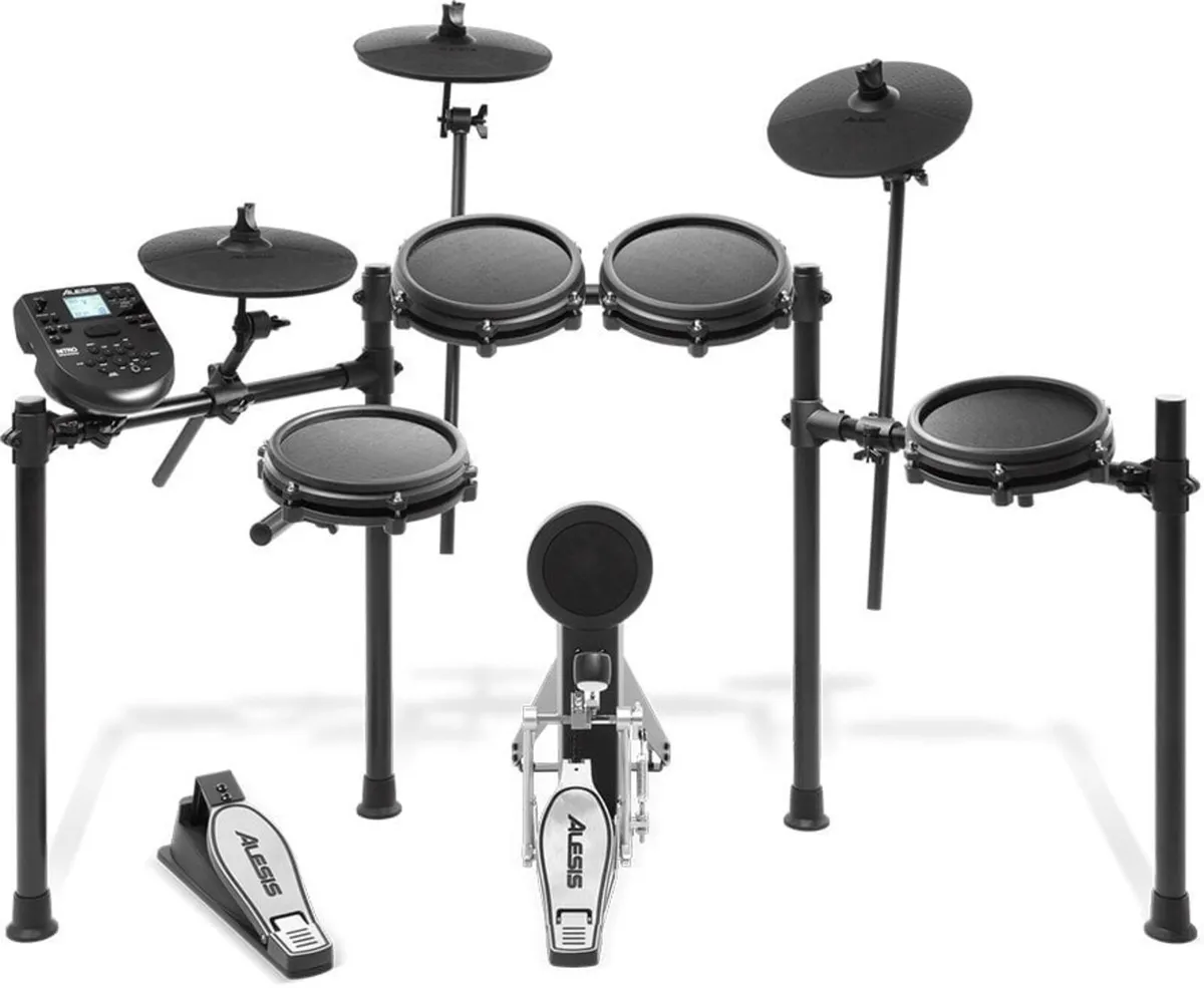 Electric drumkit (alesis nitro mesh kit black - Image 1