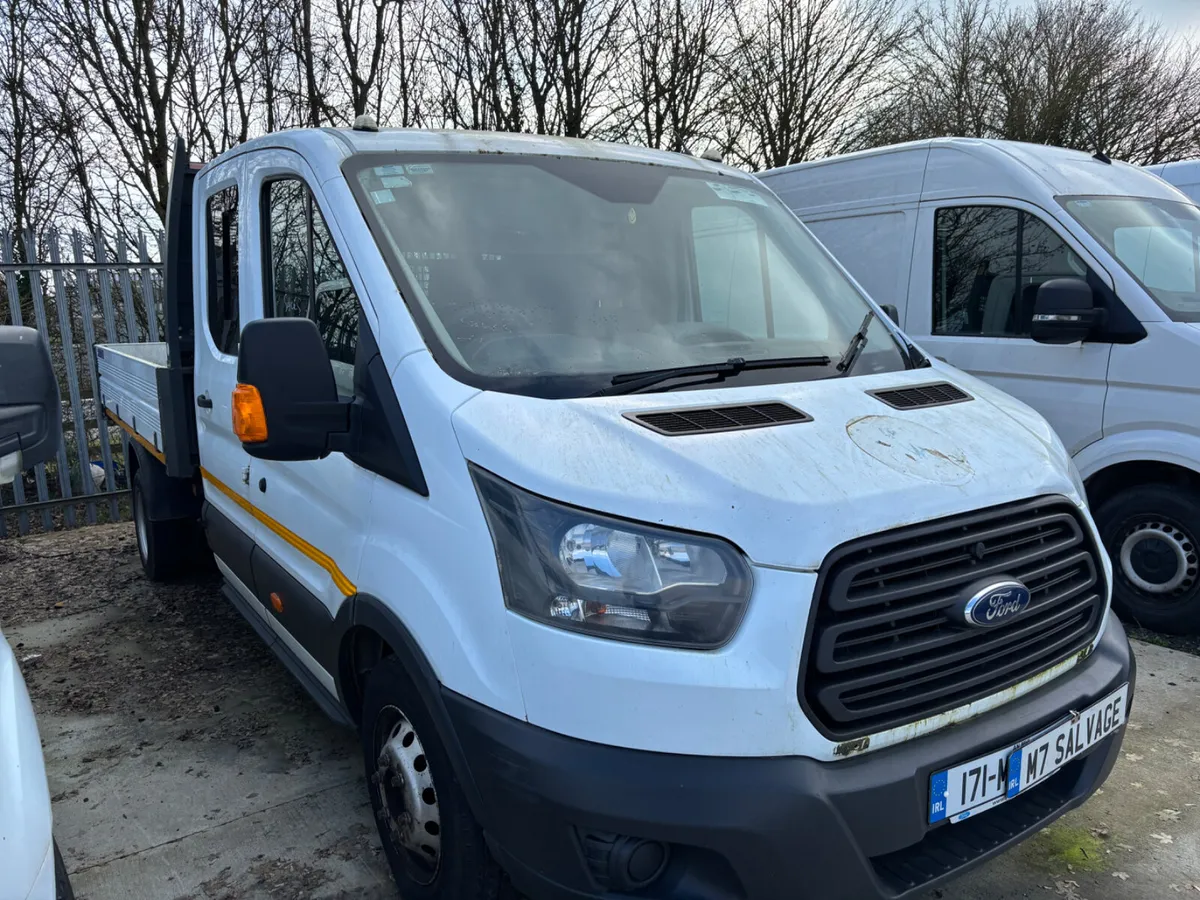 17 Transit Tpper Crew Cab DOE+Tax 6/26 180km - Image 2
