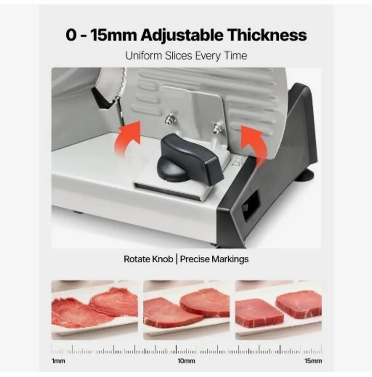 Meat Slicer, 200W Electric - Image 4