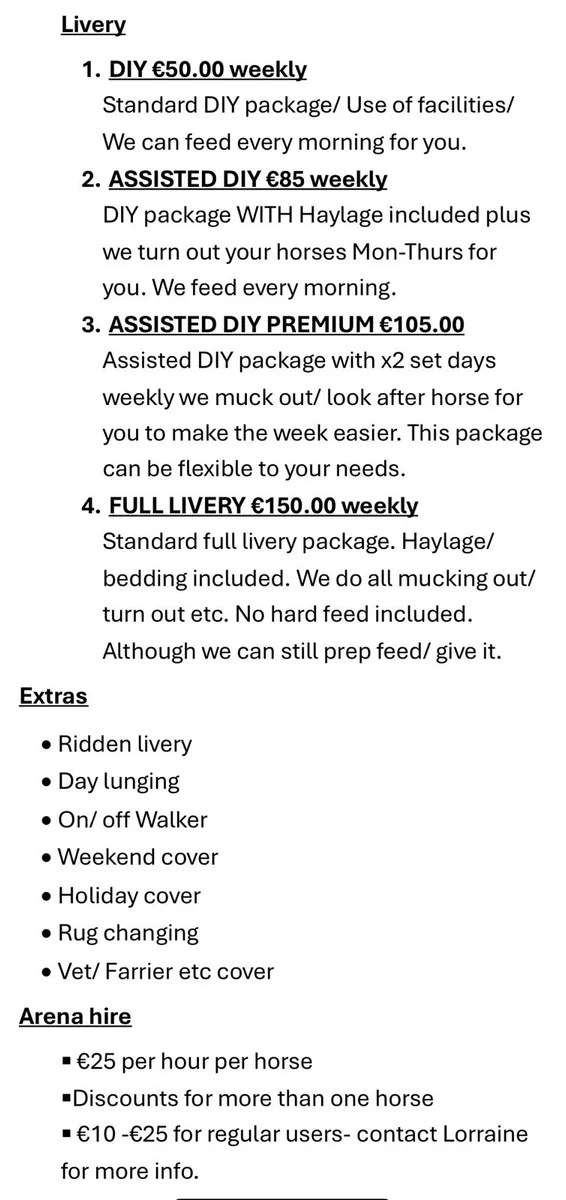 Livery at Ironhills KILDARE - Image 2