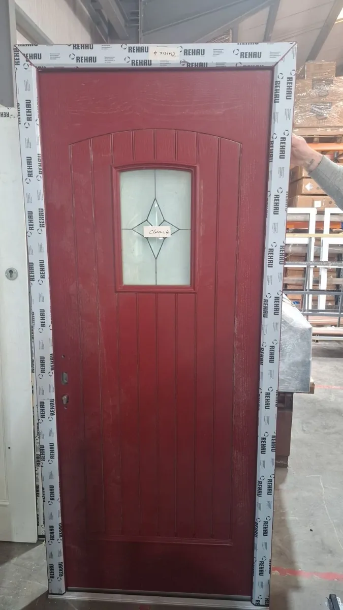 Composite door with marks - Image 1