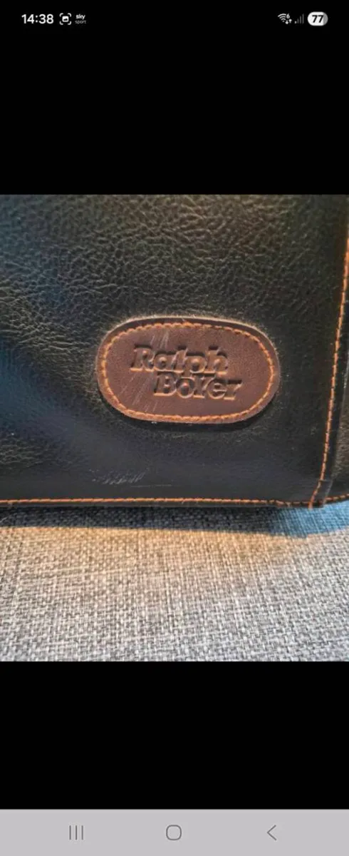 Origina vintage  Ralph Boyer business satchel - Image 4