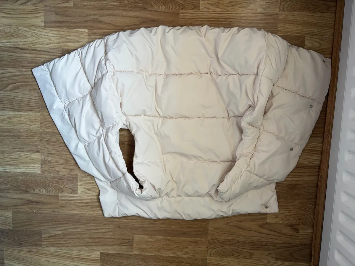 Girls Zara cream  bodywarmer - Image 3