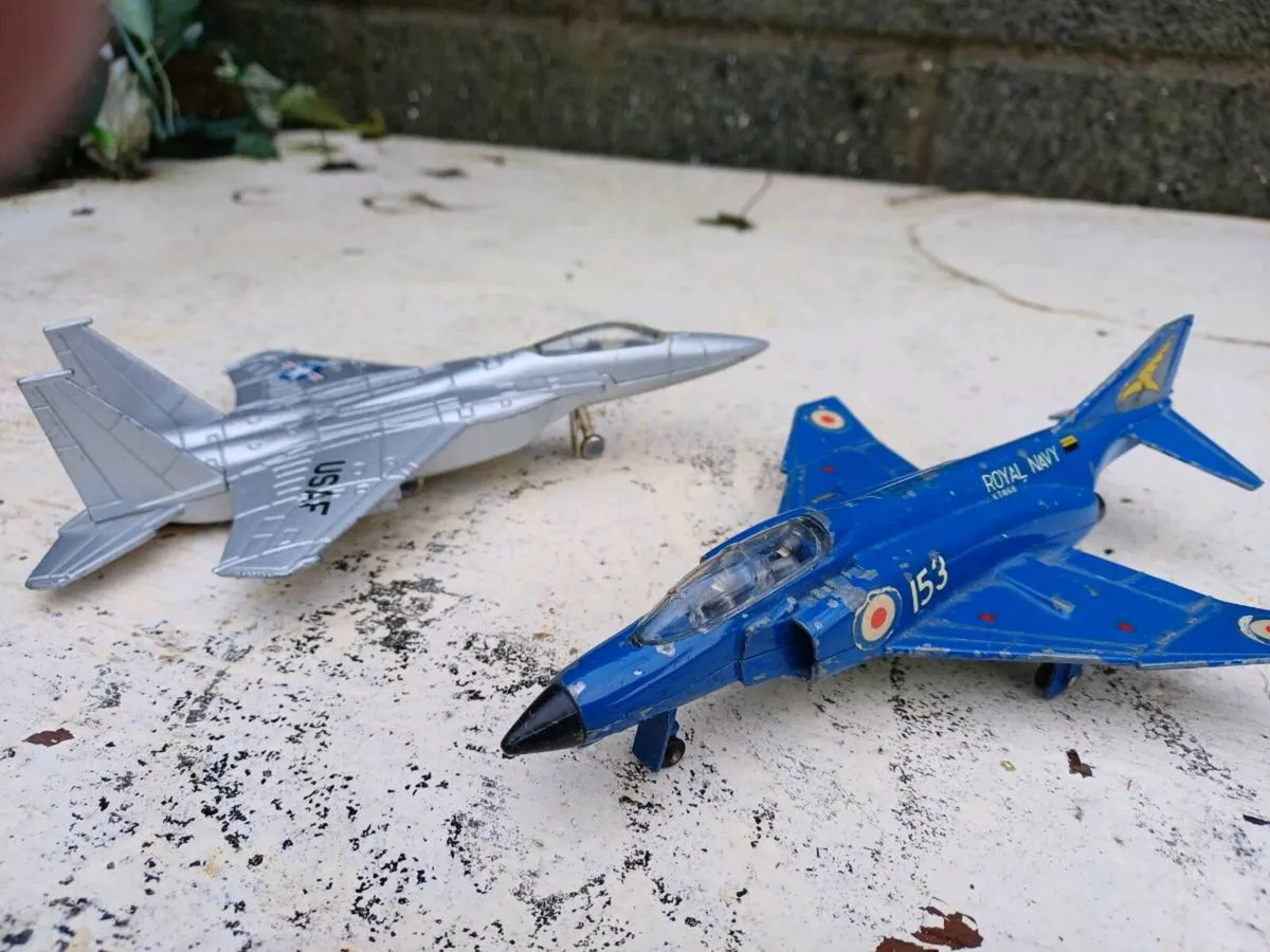 1970s Collectible Metal Model Planes - Image 1