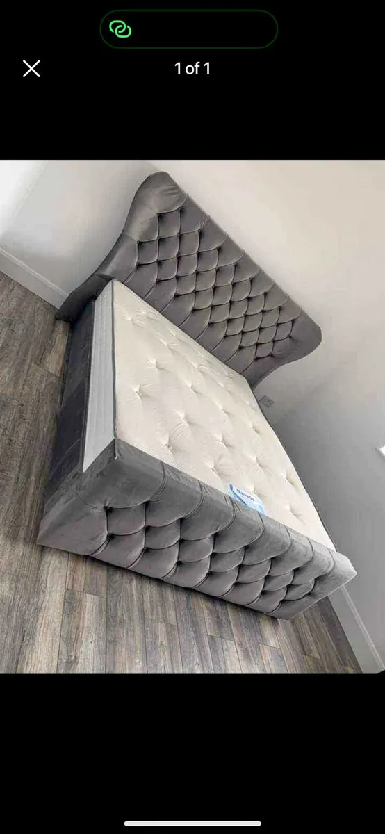 Brand New 4FT6 Wingback Frame Beds - Image 4
