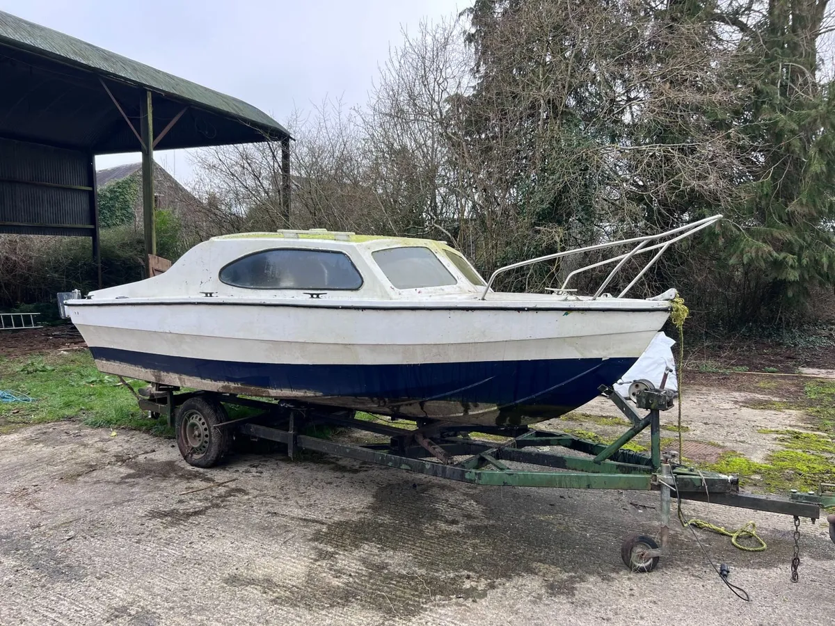 Marina GT – Solid Project Boat | Trailer Included - Image 1