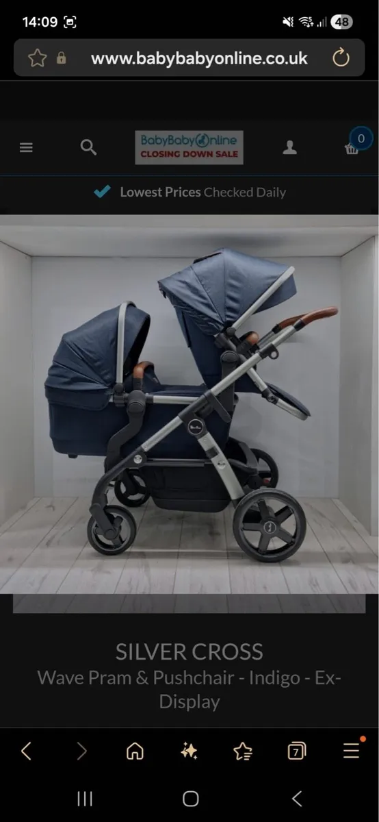 Silver cross pram and pushchair - Image 2