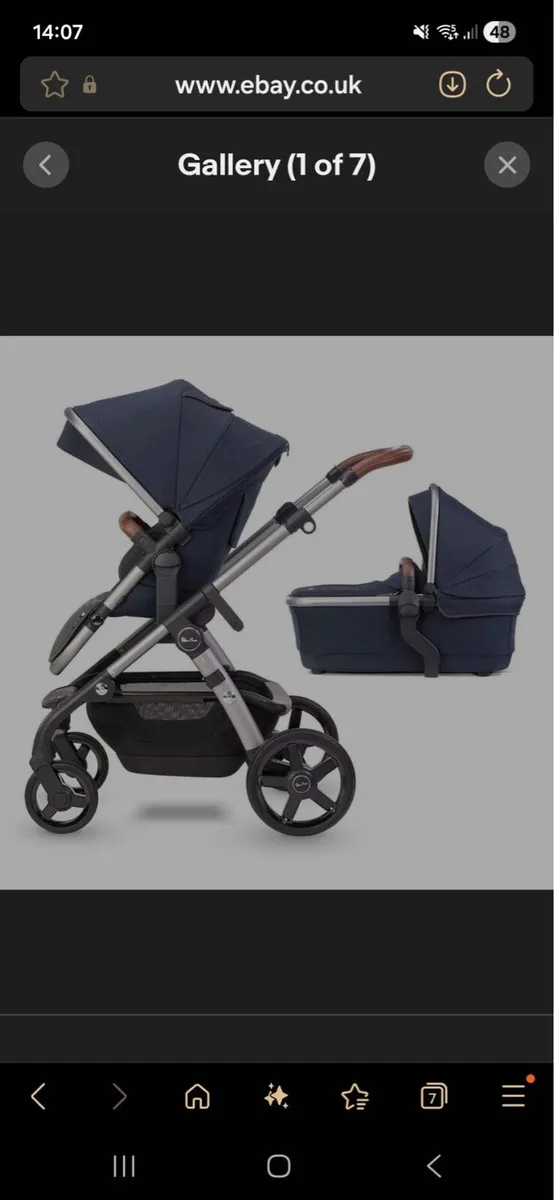 Silver cross pram and pushchair - Image 4