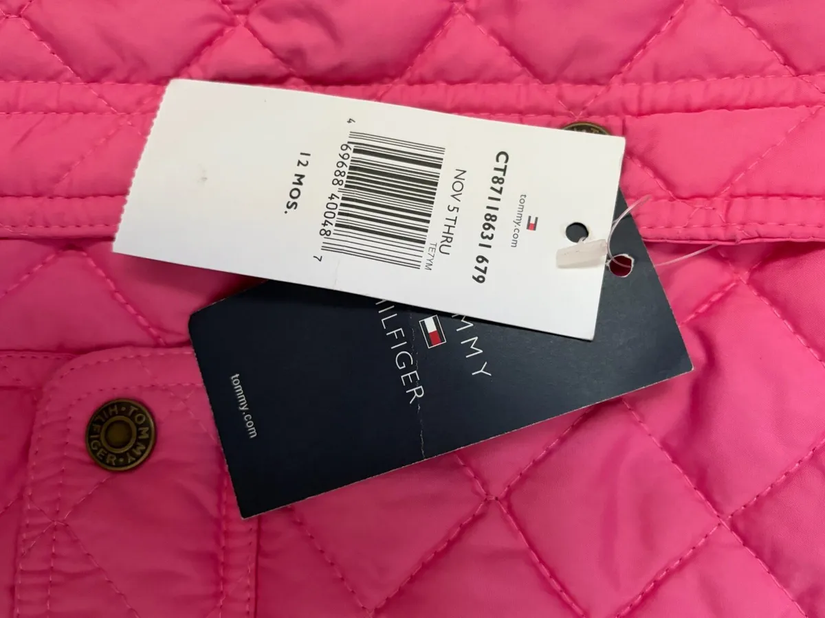 Baby’s tommy Hilfigher pink new coat with tags - Image 2