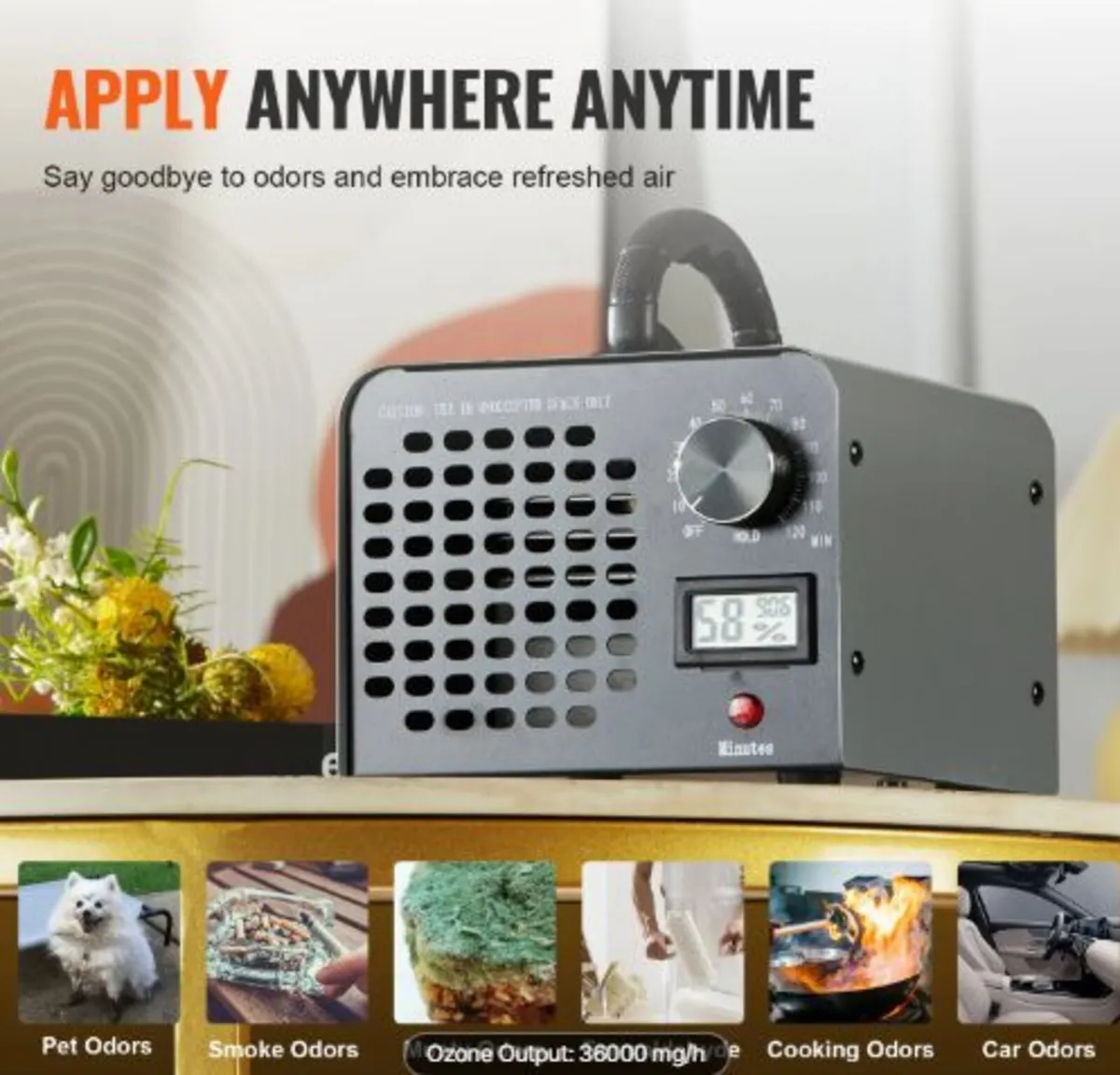 Ozone Generator 36000mg/h Ozone Machine Odor - Image 3