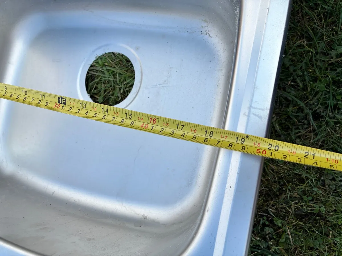 Stainless Steel Kitchen Sink with Drainer - Image 3