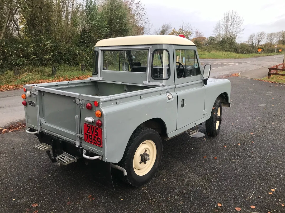 Land Rover Truck cab roof and tailgate