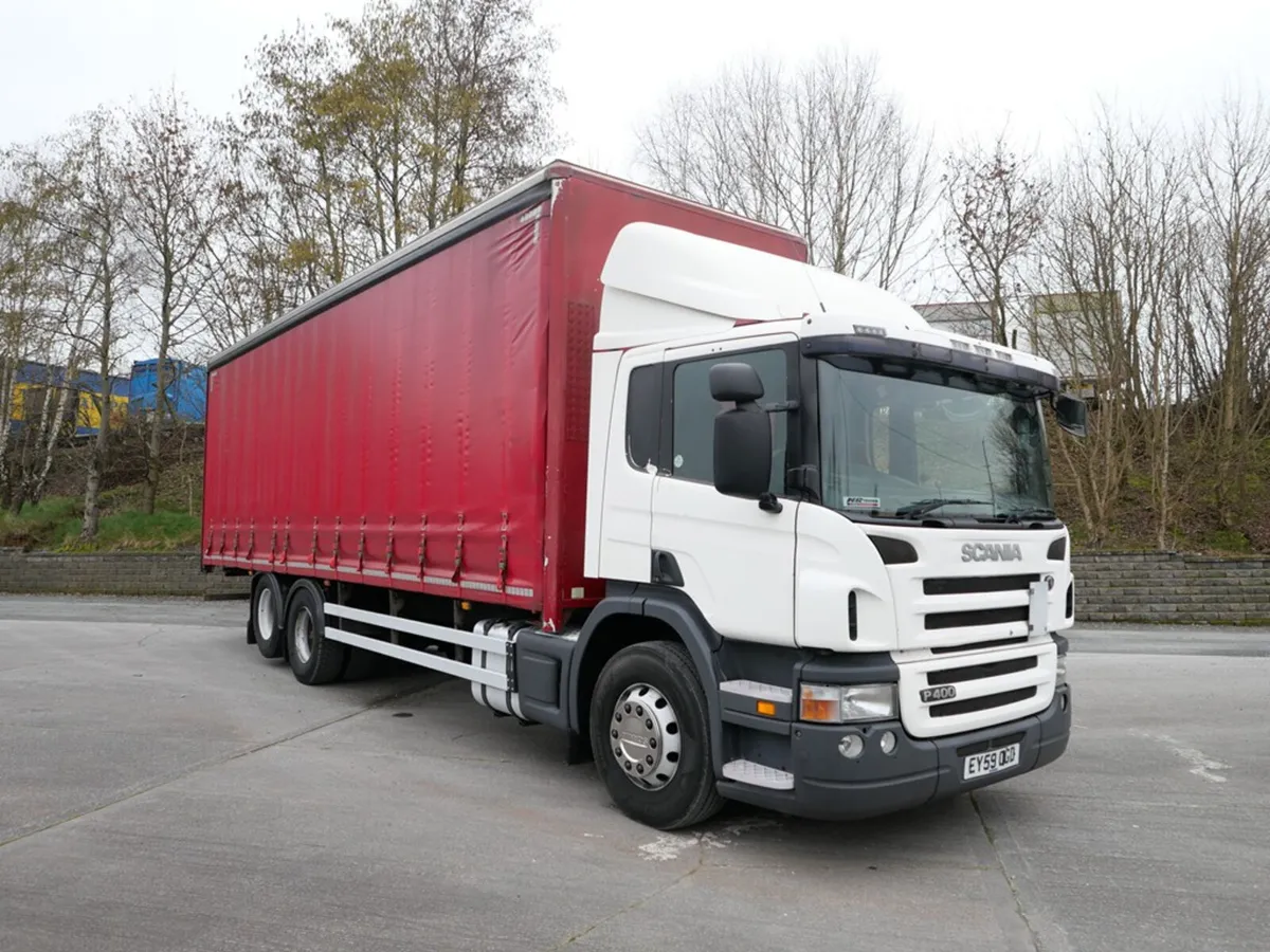 2010 Scania P400 6x2 Curtainside R1-01228 - Image 1