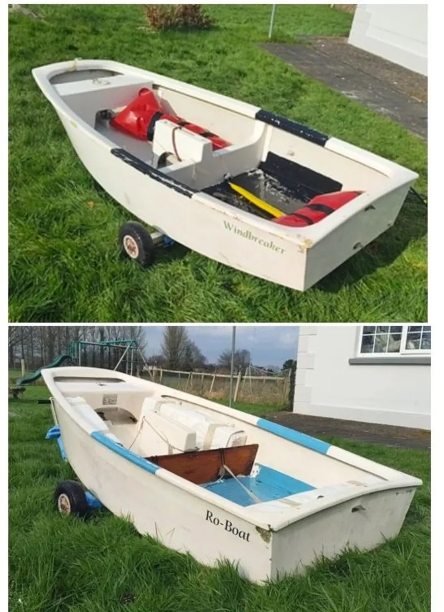 2 Optimist Youth Sailboats + Accessories - Image 1