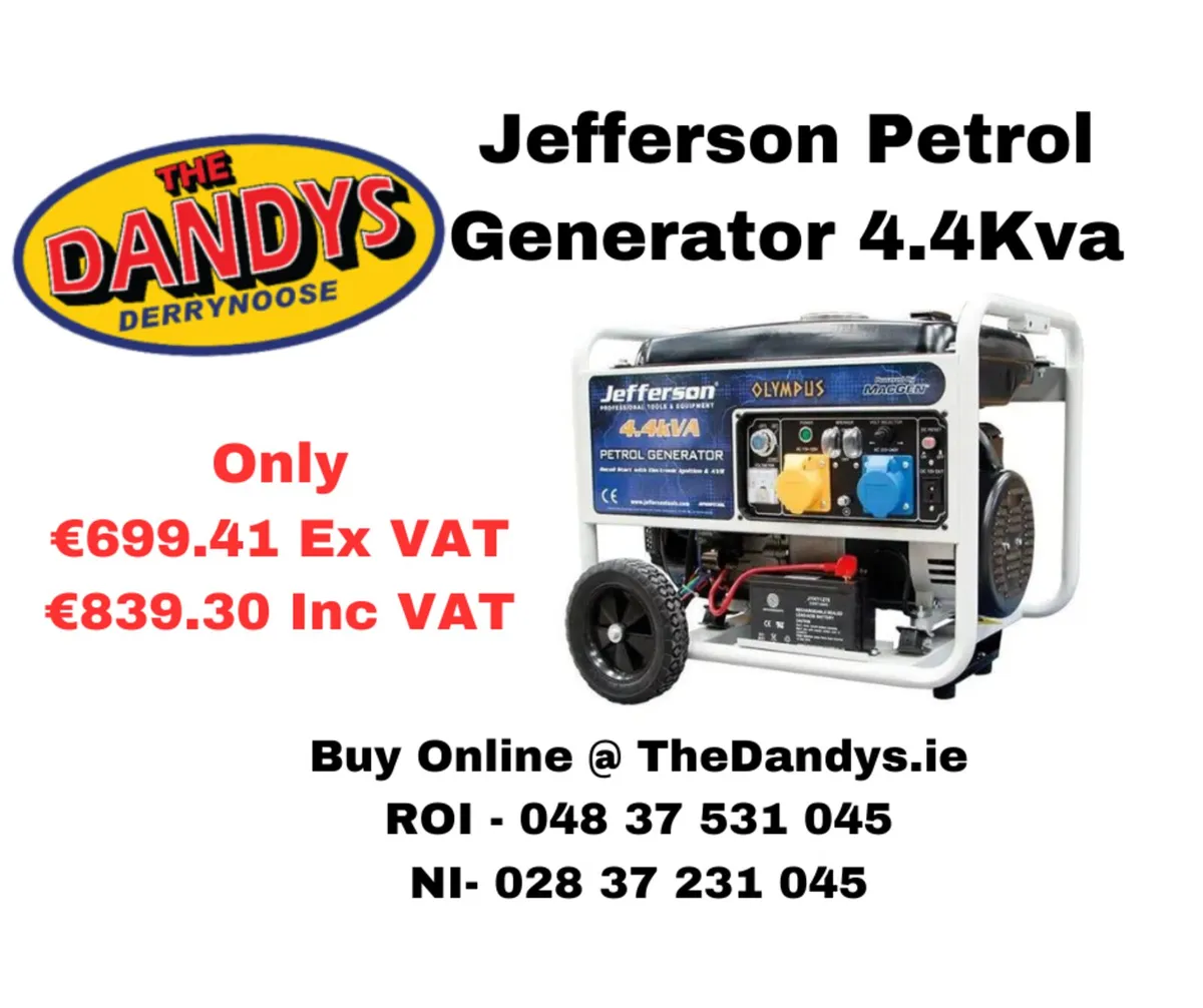 ***Lowest Cost Jefferson Generators in Ireland*** - Image 4