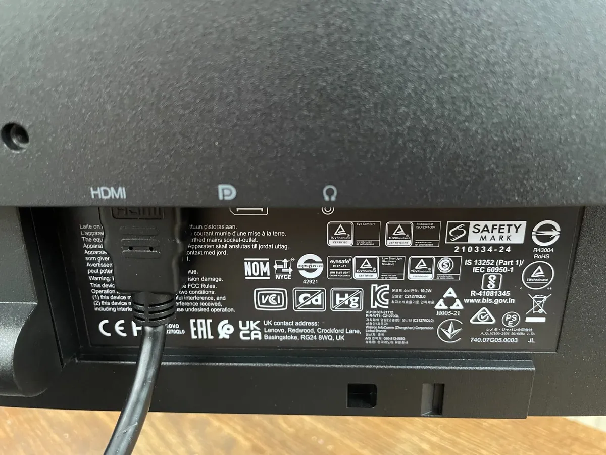 Lenovo L27q-35 27" QHD Monitor - Image 4